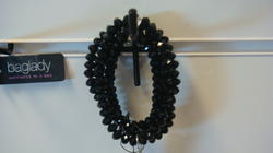Smycken - Baglady armband, svart