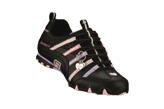 Skechers, svart med rosa detaljer "elastika"